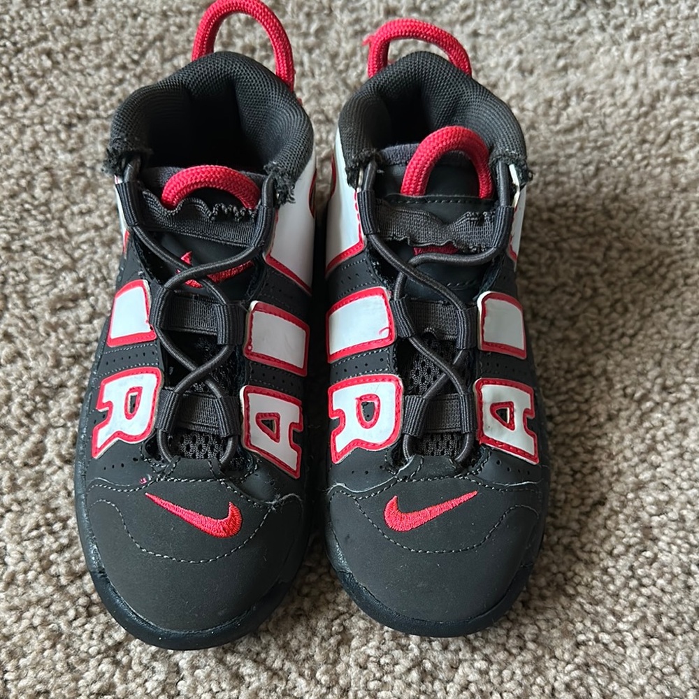 Nike Black and orange uptempo